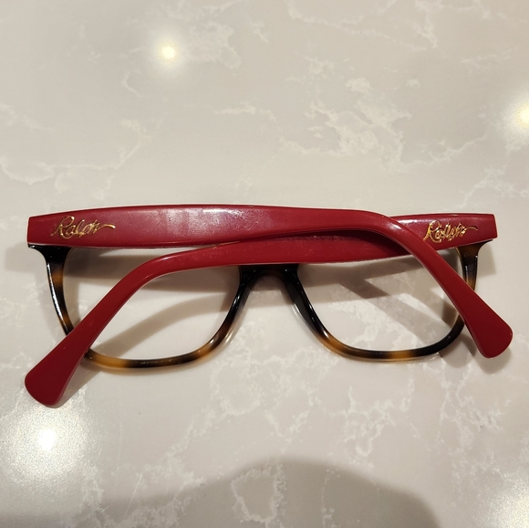 RALPH LAUREN RA7077 Tortoise Shell Candy Cane Stripe Eyeglasses Frame 51-16-140 - Picture 8 of 10